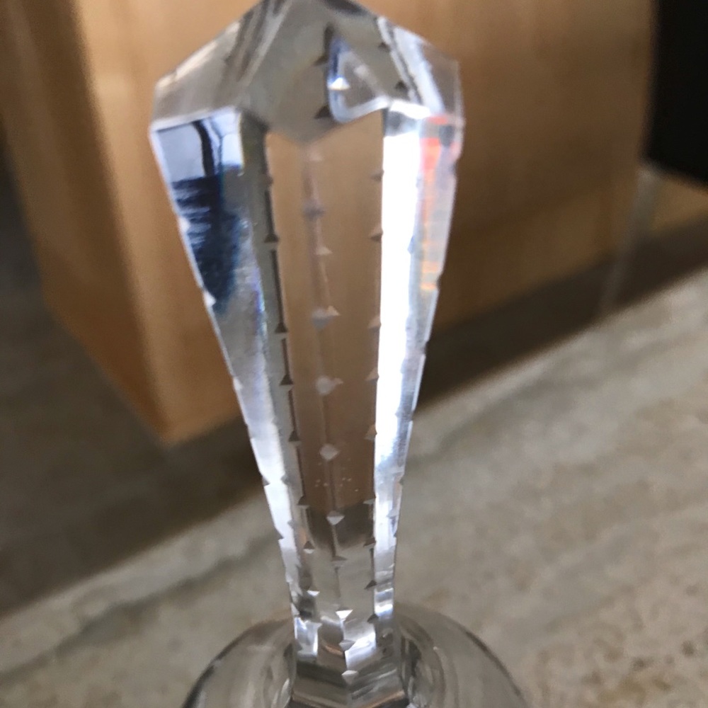 ETCHED CRYSTAL RINGING BELL - Picture 4 of 5